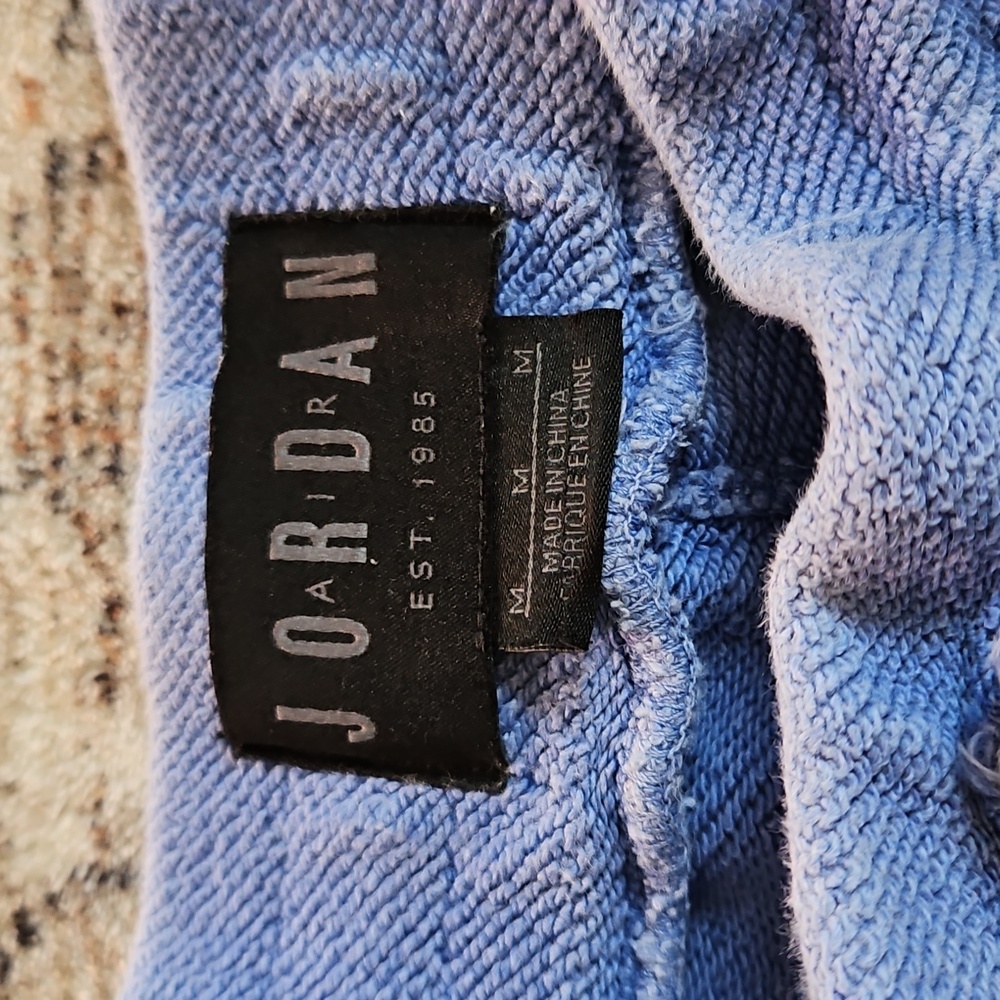 Jordan Light Blue Sweat Shorts Basketball - Picture 3 of 5